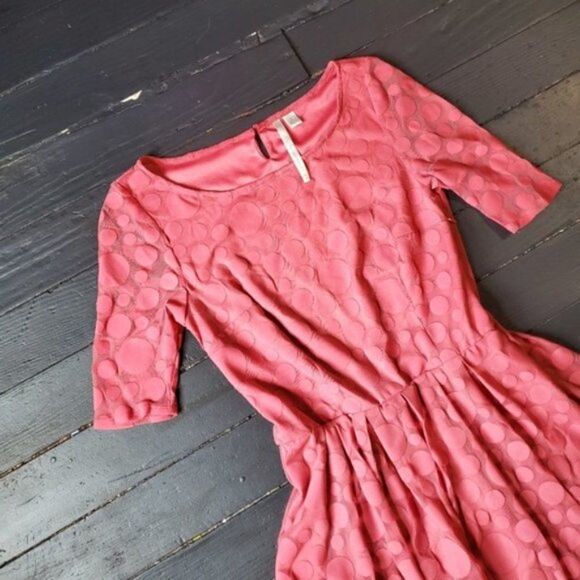 🌸 Lauren Conrad Pink Polka Dot Dress - Picture 3 of 8